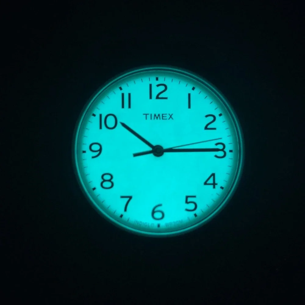 Vintage 2009 Timex Easy Reader 25mm Women's Quartz Watch‎ Genuine Leather Strap